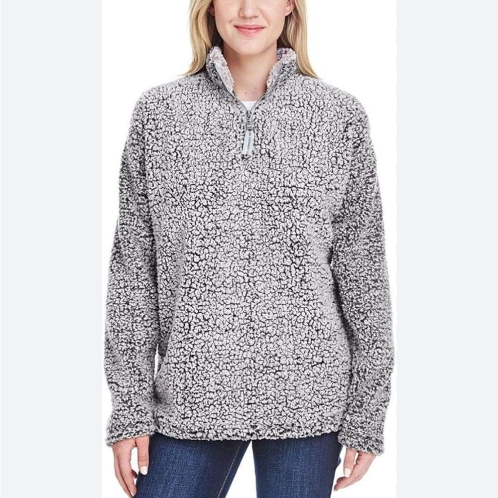 J. America Women's Sherpa Quarter-Zip Jacket